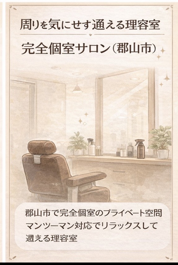 郡山市|理容室|cutboxSNOWDROP